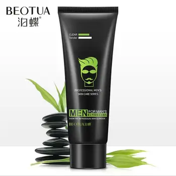 

80G Men Deep Cleansing Bamboo Charcoal Skin Care Facial Cleanser Moisturizing Blackhead Face Care Cleanser