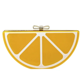 

QZUnique Women Acrylic Fruit Shaped Costume Party Evening Clutch Bag Fashion Purse Handbag