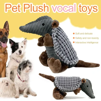 

Dog Toy Plush Animal Vocal Soft Chew Resistant Squeaky Sounding Puppy Toy PI669