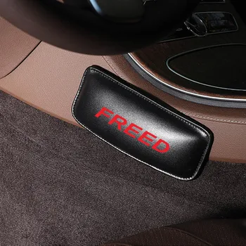 

PU Leather Car Knee Pad for honda freed Car Interior Pillow Comfortable Elastic Cushion Thigh Support Accessories