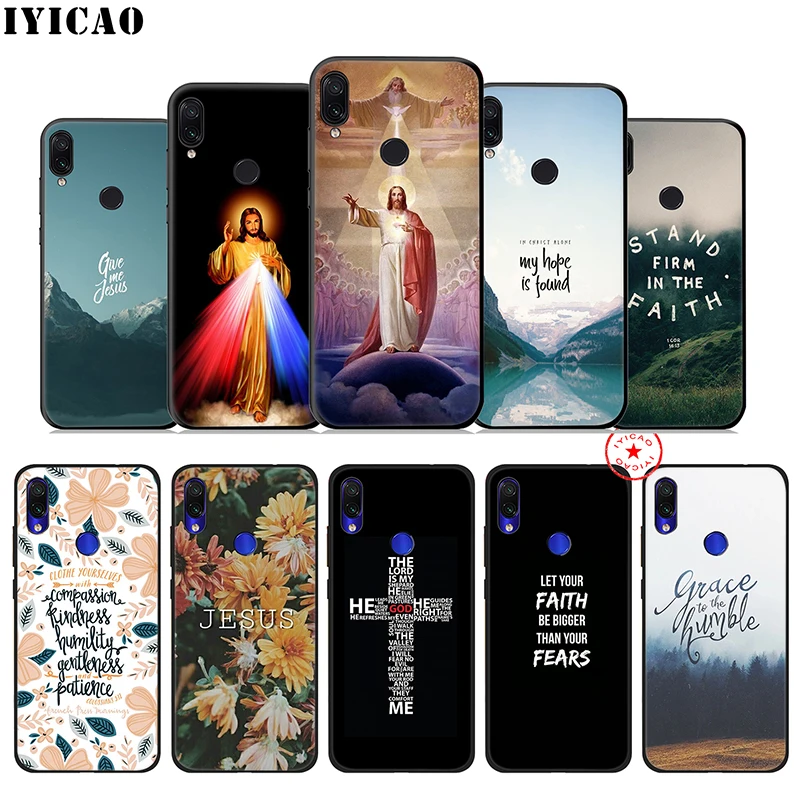Bible Verse Jesus Soft Case for Xiaomi Redmi Note 8 7 6 5 Pro 5A 4X Prime Silicone |