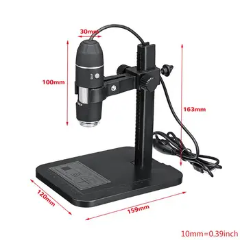 

1600X 8LED USB Digital Microscope Endoscope 5segment Zoom Camera Magnifier 24bit