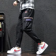 Брюки-карго для бега для мужчин, повседневные мужские спортивные брюки, мужские брюки в стиле хип-хоп, спортивные штаны, мужские брюки, новинка, Techwear