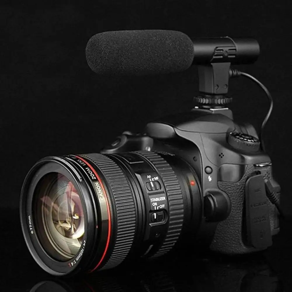 Микрофон для цифровой зеркальной камеры MIC-01 микрофон видеокамеры