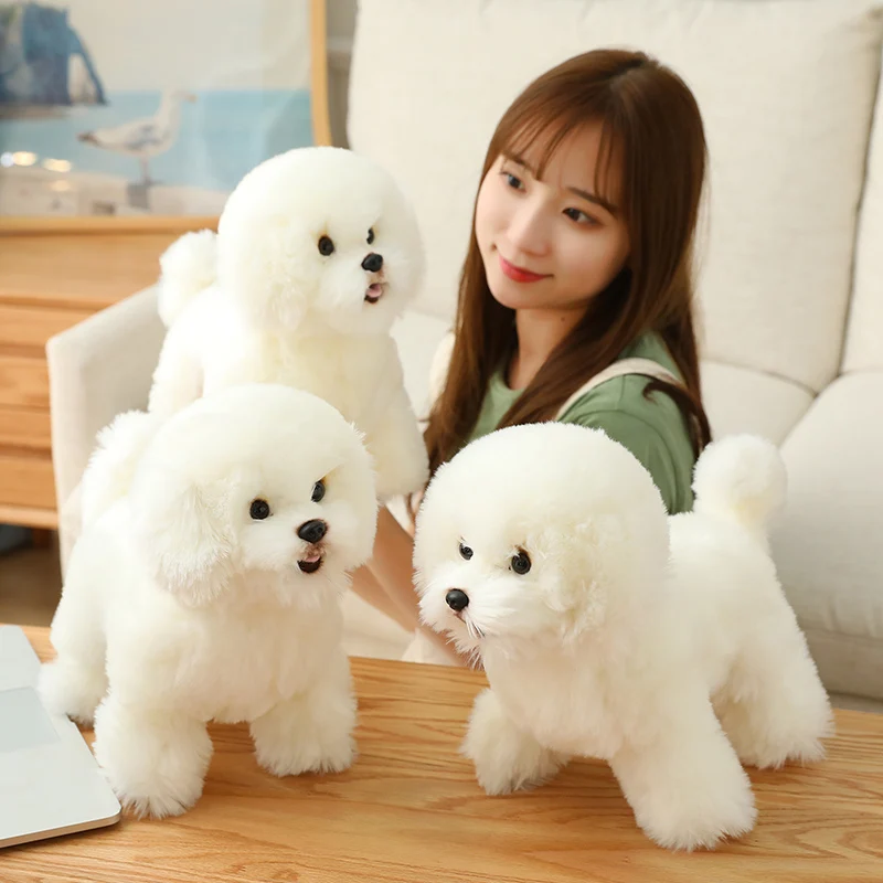 bichon frise stuffed toy