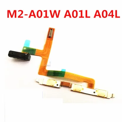 Шлейф с аудиоразъемом для huawei M2-A01W M2-A01L M2-A04L Мощность Кнопка громкости гибкий кабель
