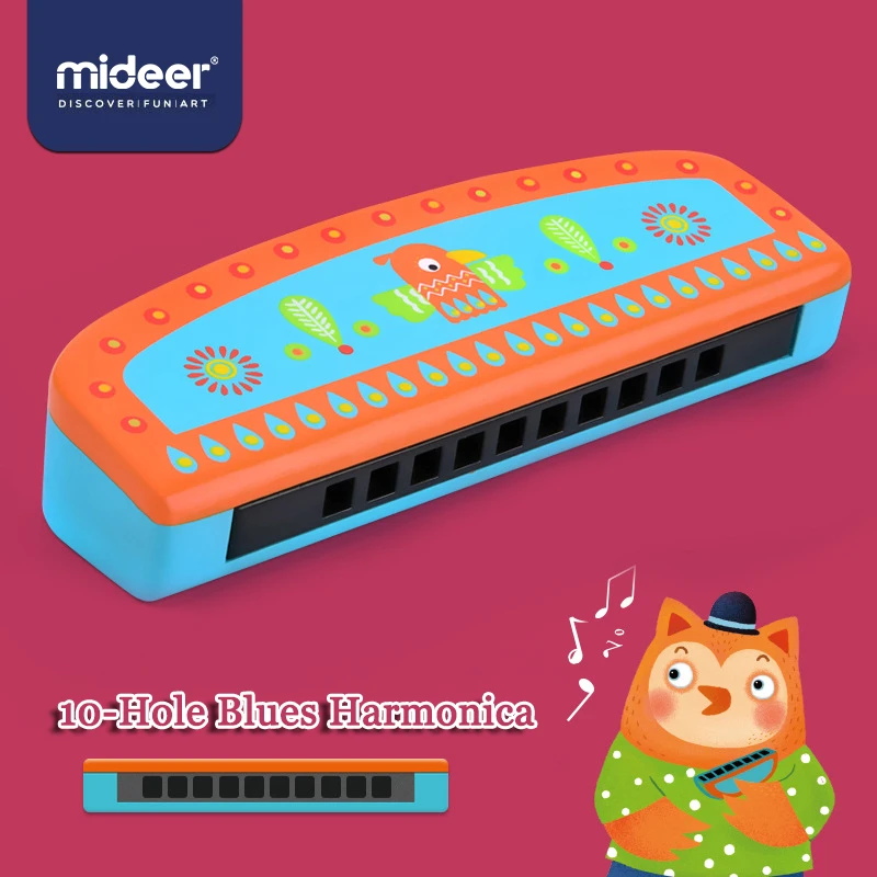 Mideer 子供ハーモニカのおもちゃベビー学生初心者ミュージカル Wodden おもちゃ音楽啓発ウッドインテリジェンス楽器 Toy Musical Instrument Aliexpress