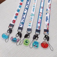 Cute Cartoon keychain lanyards Neck straps Lanyard for keys ID Card Pass Gym USB Phone lanyard DIY Hang Rope Sling