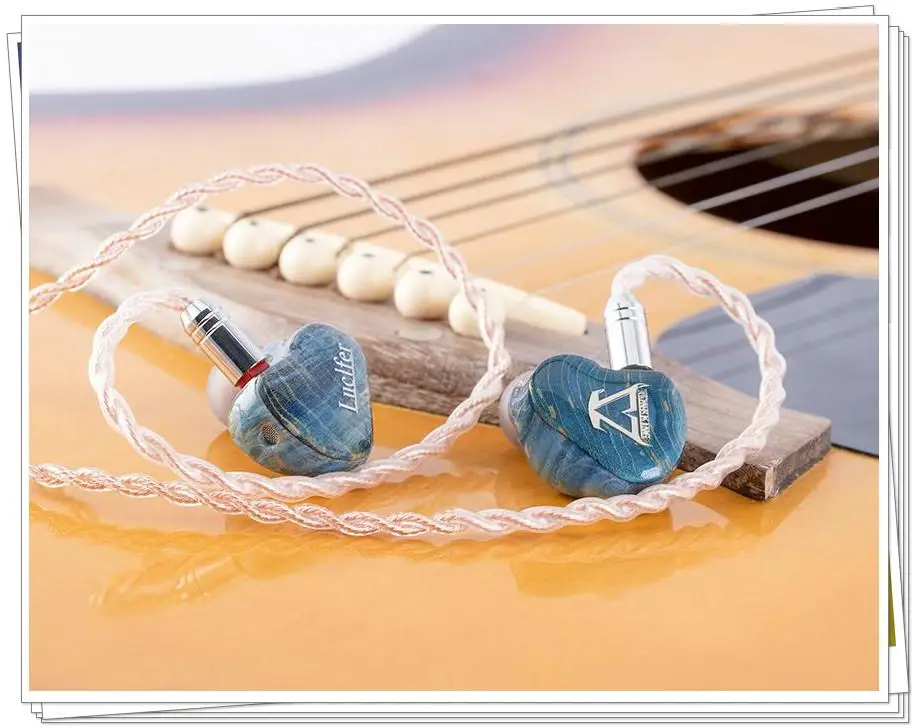 TONEKING LUCIFER Customize Diaphragm Ultimate Dynamic 3D Flagship Hifi Music Monitor Studio Audiophile Earphones Earbuds 0 78mm