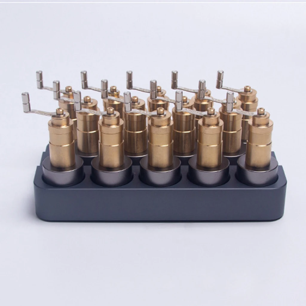 14x Watch Mainspring Winding Winder Accessory Replacement Barrels Repairing Tool
