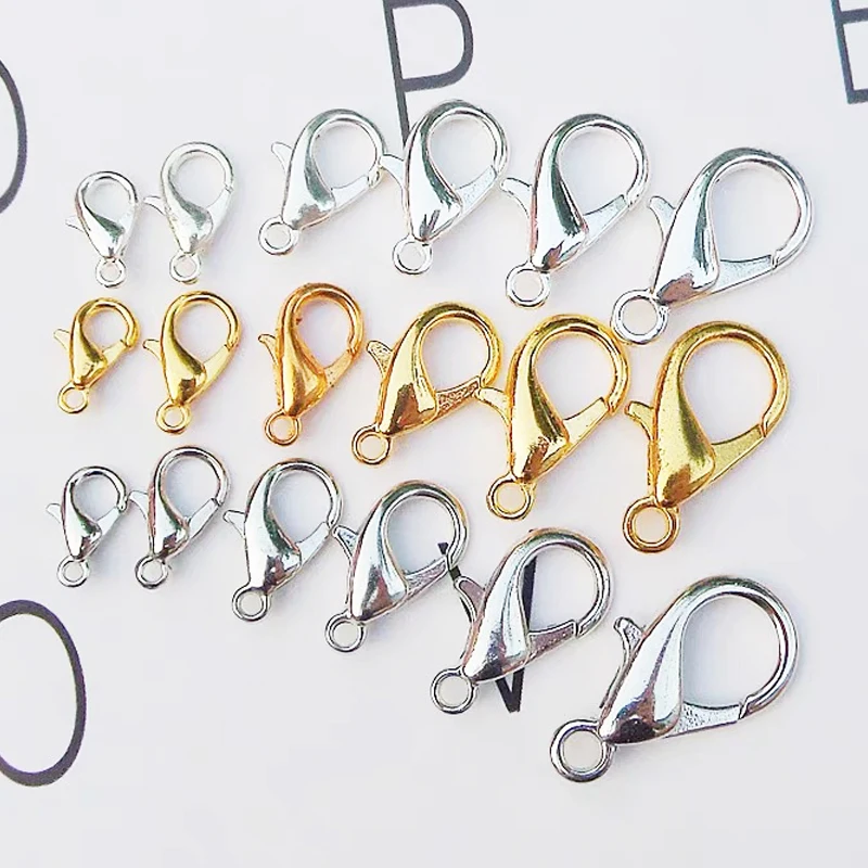 50pcs 8x2mm Gold/Silver Color Alloy Closed Jump Rings Metal Circle