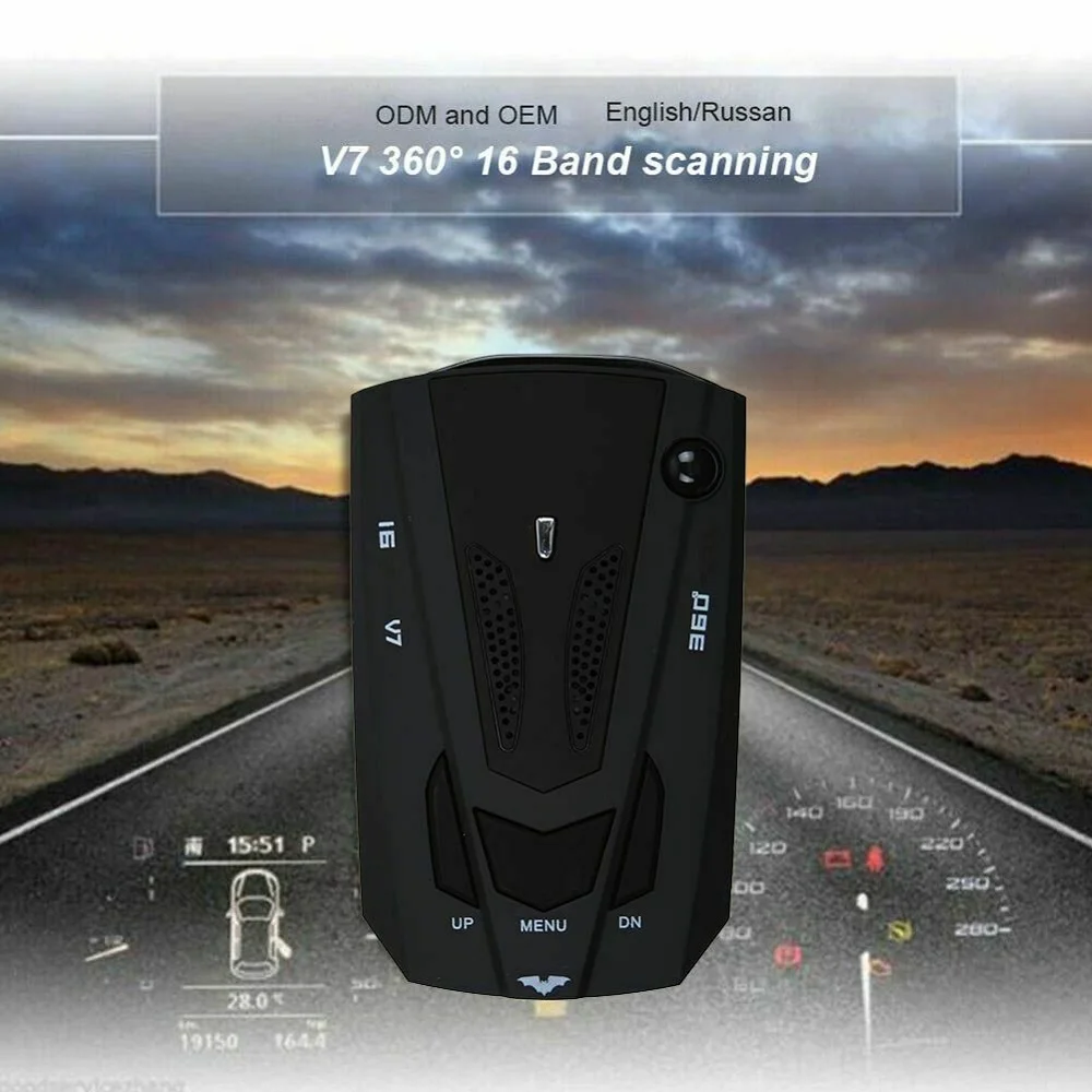 2020 новый автомобиль Антирадары Английский Русский Авто 360 градусов для