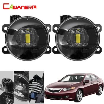 

Cawanerl Car Front Fog Light 4000LM LED Lens Devil Eye Daytime Running Light H11 Socket 12V For Acura TSX 2011 2012 2013 2014