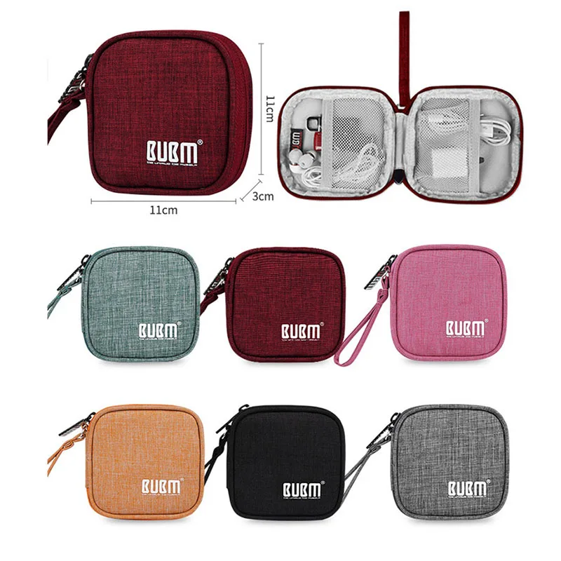 

Mini Cable Organizer Bag Protable Digital Storage Bag USB Data Cable Holder Earphone Wire Protect Cases HDD Organizer