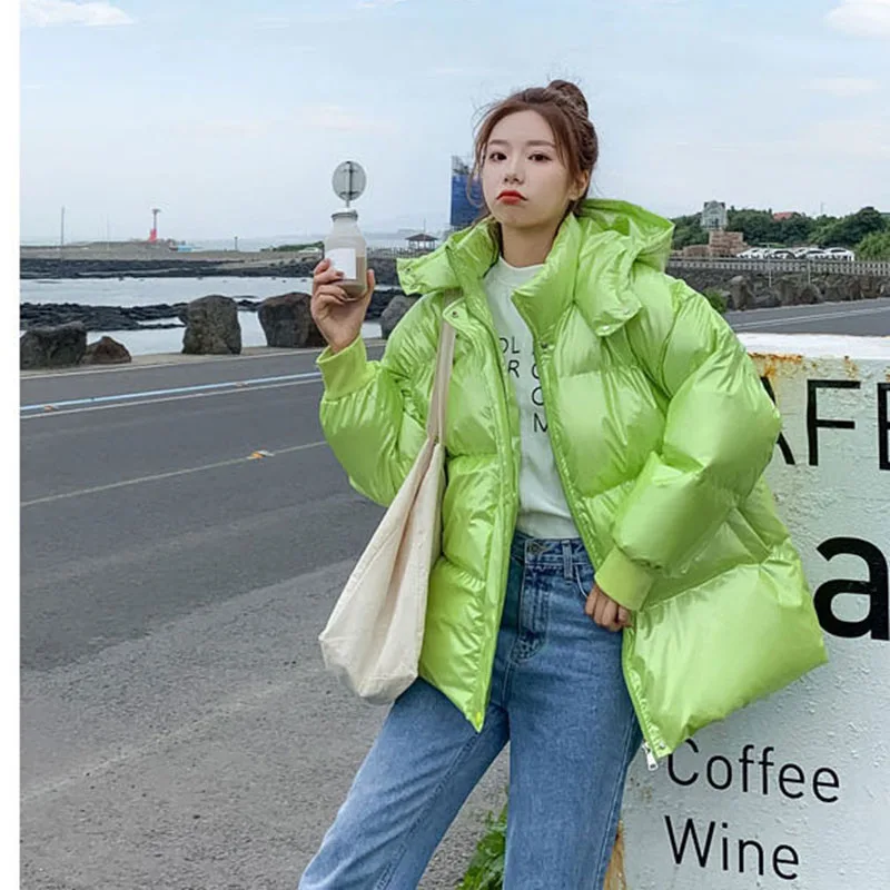 Parkas New Winter Warm Hooded Women Cotton Coat Outerwear Women Parkas High quality Fashion Down Women Cotton Coat 404