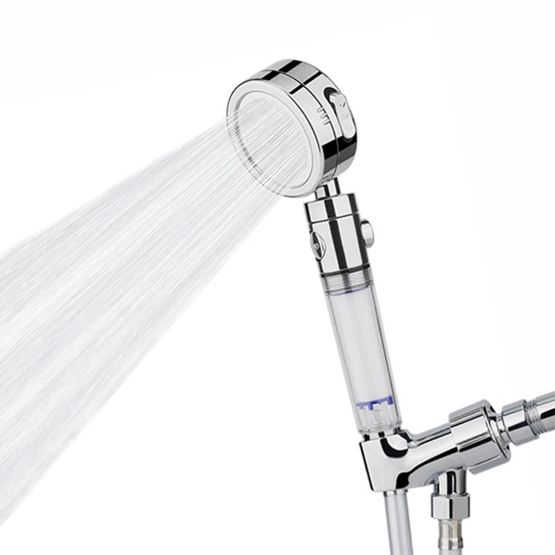 

JIAYUN Shower Head ON/Off Pause Switch 3 Settings Water with PP filter cotton