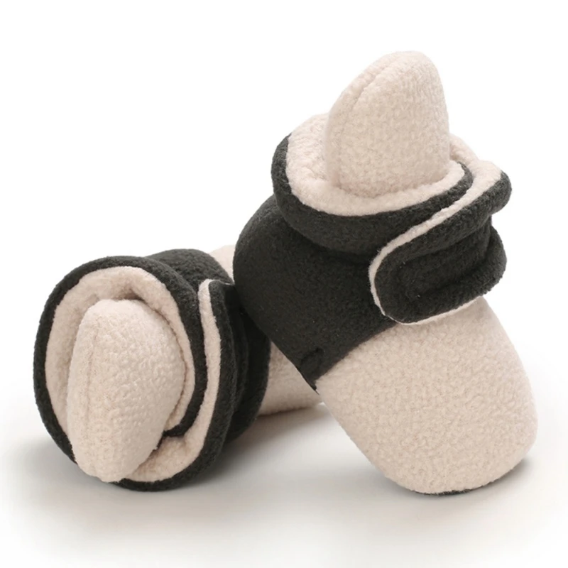 

Autumn Newborn Baby Boy Girl Crib Warm Toddler Shoes Soft Bottom Frist Walking Shoes 0-18M