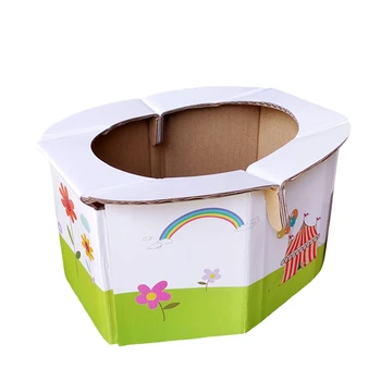 

Kids Portable Folding Potty Seat Boys Girls Baby Travel Toilet Training Infant Emergency Potty with Replacement Bags