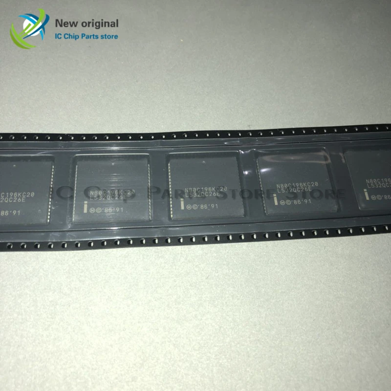 

Free shipping 5pcs/lot N80C196KC20 N80C196 PLCC68 NEW Original and STOCK