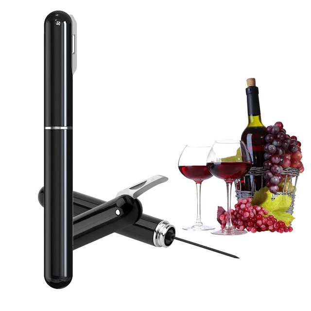 Pousser le bouchon de vin rouge en acier inoxydable de