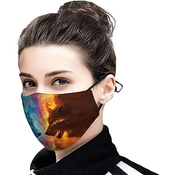 

Adults Facemask Cloth Face Shield Reusable Washable Mouth Mask Windproof Face Mask Breathable Face Shield mondmaskers