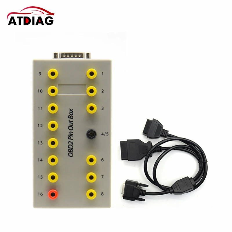 2021 Новейший автомобильный диагностический кабель Obd2 Pin Out Box тестер Разрыва