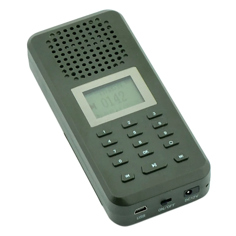 20W 126DB Loud Speaker Bird Caller Mp3 Hunting Decoy Build in 150 Bird Voices Rechargeable Battery Goose Duck Sounds EU Plug