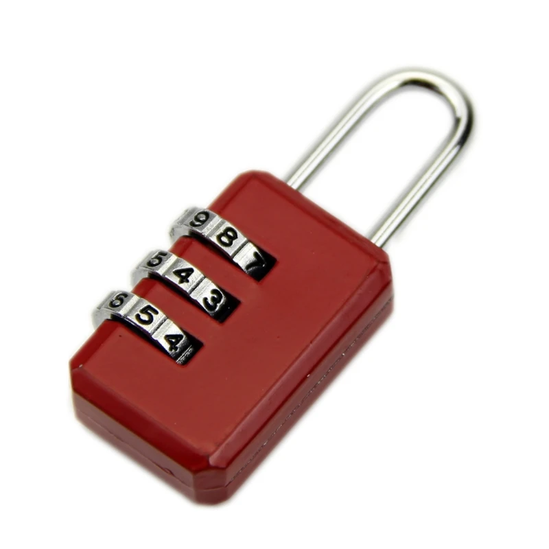 

Mini Resettable 3 Digit Combination Travel Luggage Suitcase Code Safe Lock Bag