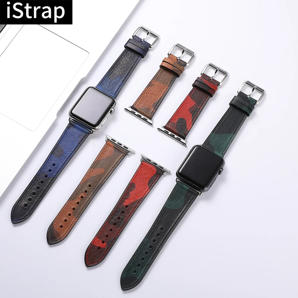 Камуфляжный ремешок для Apple Watch Series 4/3 2 1 iWatch 38 мм 42 40 44 мм|Ремешки часов| |