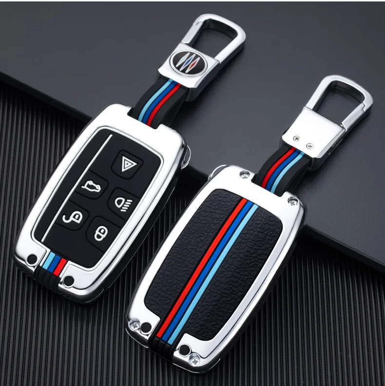 Metal Car Smart Key Case Cover Shell Fob For Land Rover Range Rover Evoque Sport Discovery Freelander For Jaguar XF XE A9 X8 XJ - H6c76f17552044862a705470b2ceea9deC