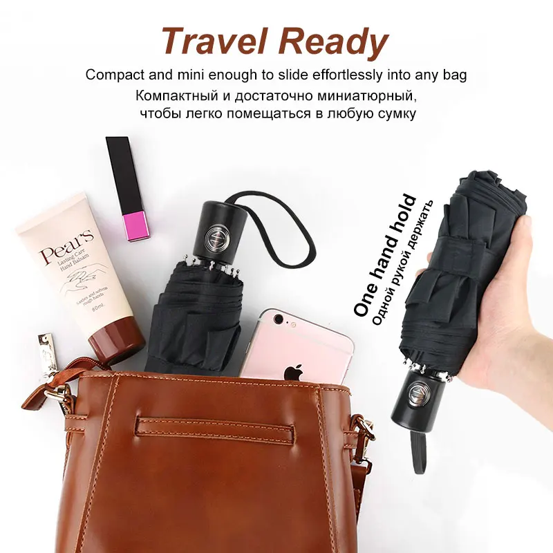 Mini Umbrella Automatic Mini Pocket Umbrella Small Travel Rain Women Kids Umbrella Parasol Portable Outdoor Waterproof Ultralight Men