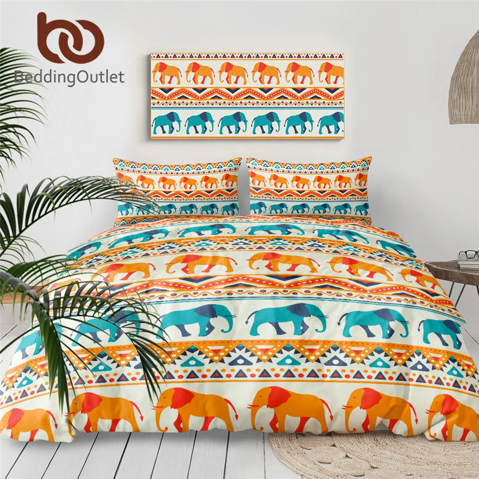 Постельные принадлежности комплект постельного белья с изображением слона