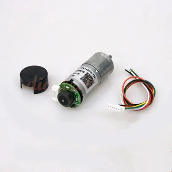 

25GA-370 DC Geared Motor High Precision AB Dual Phase DC Hall Code Encoder Motor for Smart Tank Car Chassis Robot Toy Part DIY