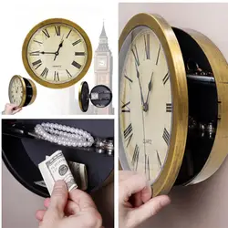 Безопасные настенные часы коробка креативный винтажный скрытый секретный ящик для хранения денег ювелирные изделия для дома офиса