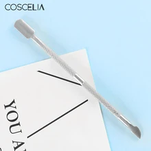 1/2 шт. Нержавеющая сталь кутикулы Гель для ногтей лак для ногтей средство для снятия маникюра, педикюра уход шабера УФ-гель для ногтей маникюр набор