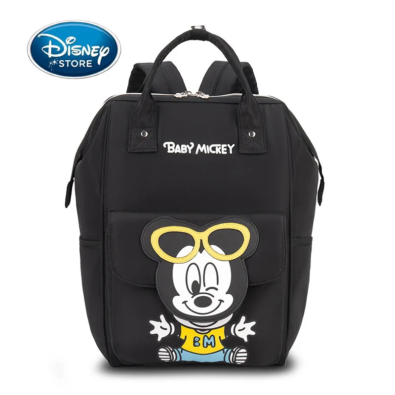 

Disney Cartoons Mickey Mouse Nappy Backpack Mummy Stroller Bag Mom Baby Multi-Function Waterproof Outdoor Travel Diaper Bags