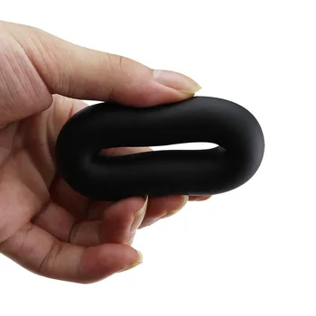 EXVOID Elastic Cock Ring Sex Toys for Men Erection Strong Penis Ring Big Size Liquid Silicone Black Delay Ejaculation 3