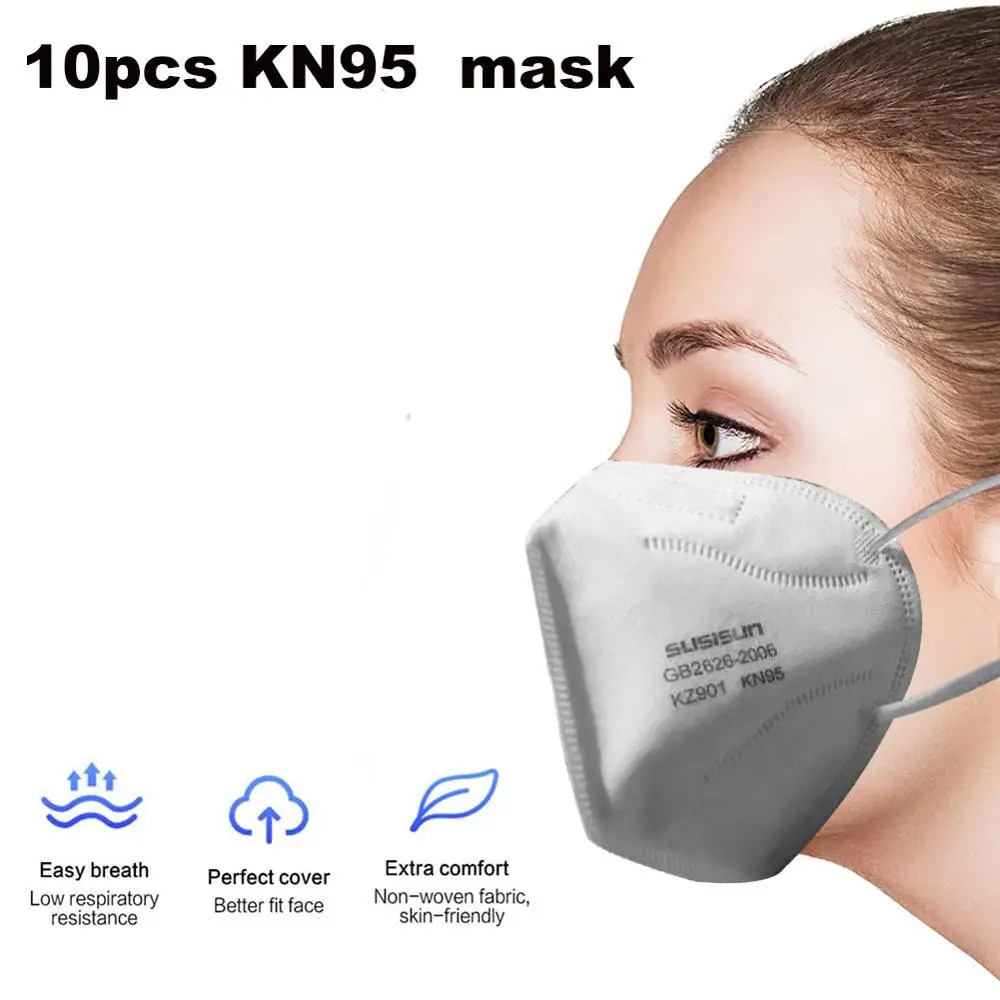

100pcs Filters 3200 Mask Half Face Dust Gas Mask Respirator Safety Protective Mask Anti Dust Organic Vapors PM2.5 10pcsKN95 mask