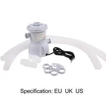 

Electric Swimming Pool Filter Pump for Above Ground Paddling Pools Water Cleaning Tools Kits