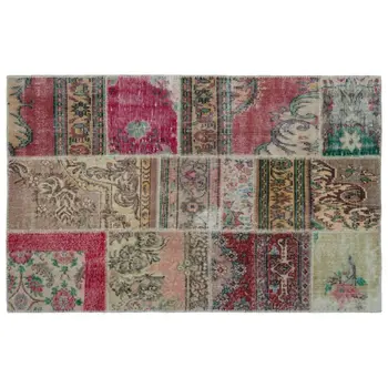 

Handmade Natural Vintage Patchwork Area Rug 120x180 Cm-3'11''X5'11''
