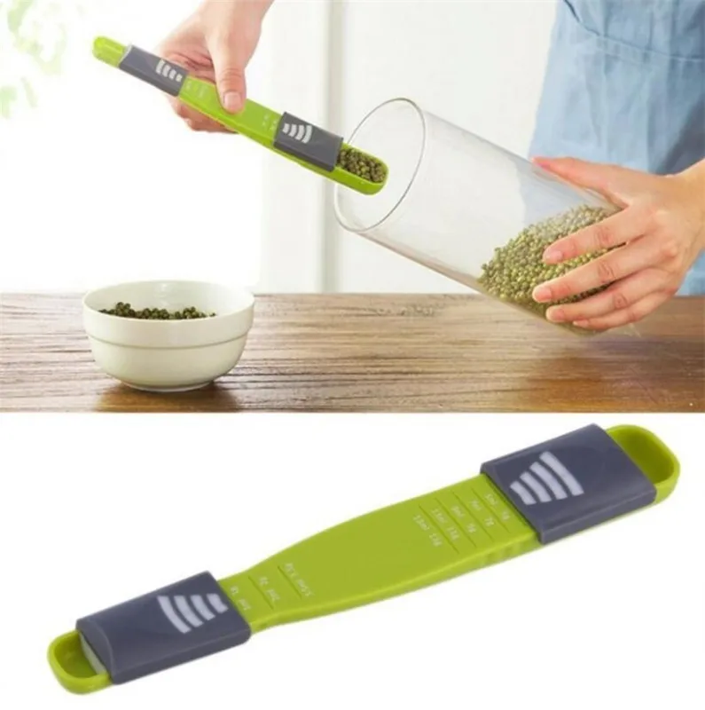 Adjustable Measuring Spoon 8-Level Double-Ended Kitchen Baking Tool