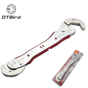 

Adjustable Magic Wrench Multi-function Purpose Spanner Tools 9-45mm Universal Wrench Pipe Home Hand Tool Quick Snap Grip