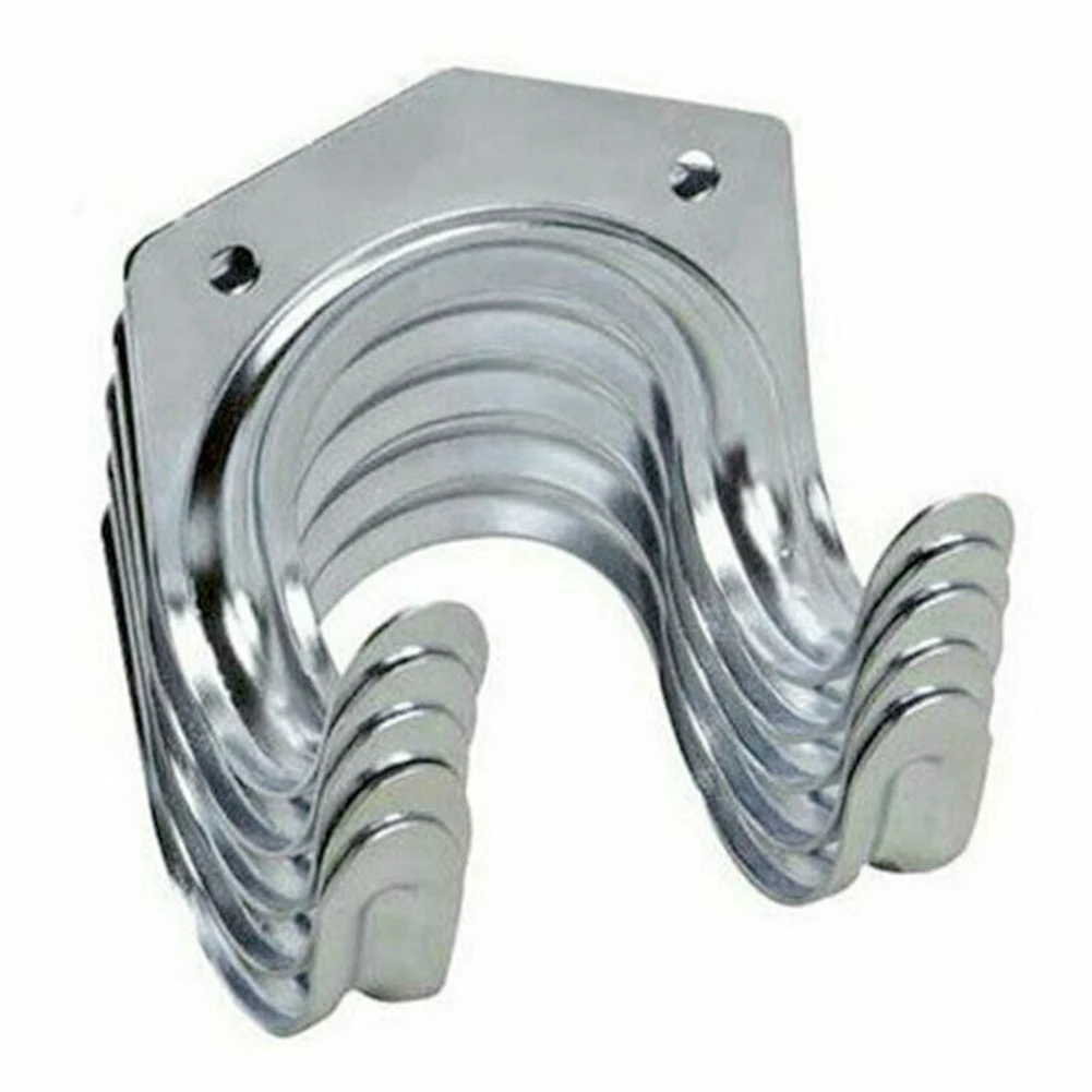 5-50Sets Multi-Purpose Wall Hook Metal Hanger Holder Double Hooks