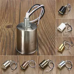 Винтаж Ретро Античная Edison Керамика Винт лампа повесить гнездо основание светильника место держатель для E27 винт Тип лампочки