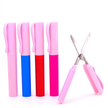 

Creative Pen Design Student Portable Safe Scissor Pen Modeling Scissor Paper Cutting DIY Art Office School Supplies Stationery