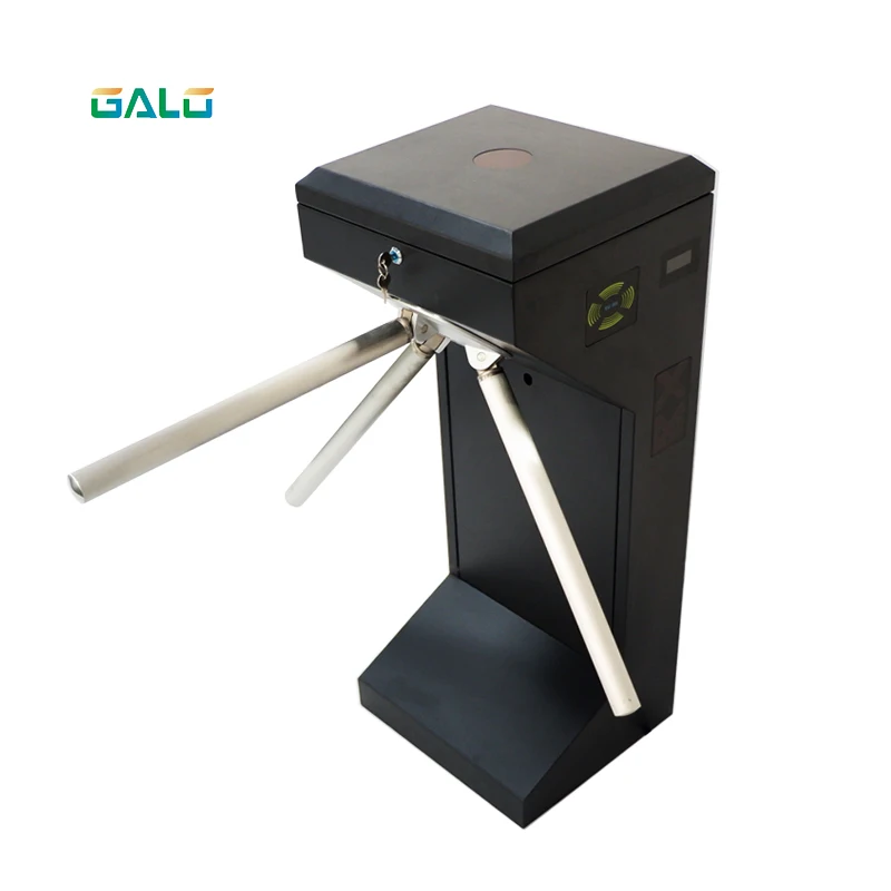 US $406.60 SemiAutomatic Three Rollers Tripod Turnstile With Access ControllerOpening GateOpening Door Black Box