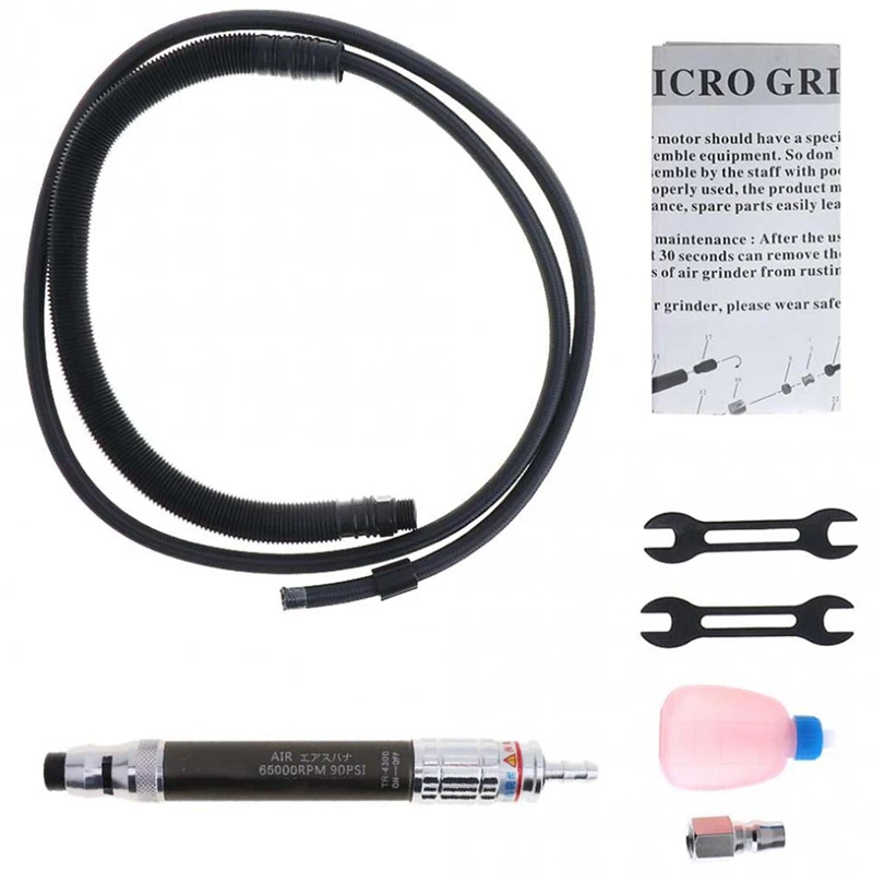 

1/4 Inch Mini High-Speed Pneumatic Grinding Machine Pen With 5 x 8Mm Air Tube For Hardware Mold / Steam Locomotive