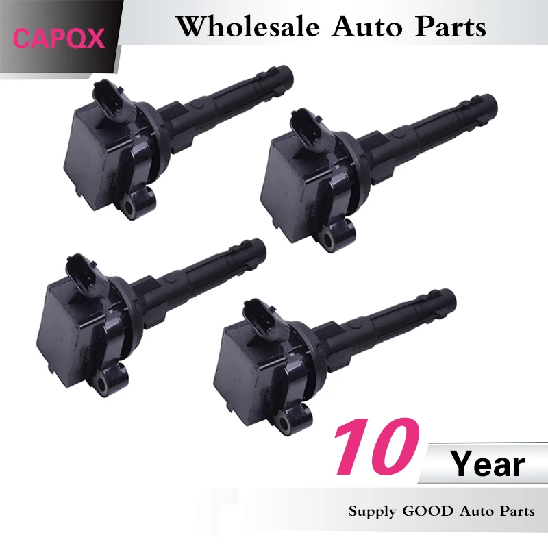 4 шт. катушка зажигания CAPQX 1 (97hp) 90080-19017 для COROLLA SED/WG Saloon Liftback Compact RUNX RAV4 1999 2000 2001 2002 |