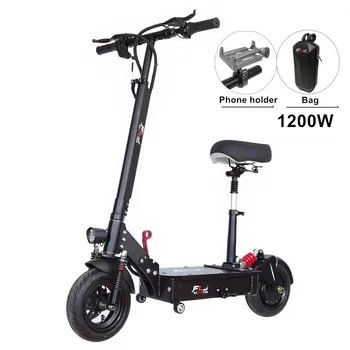 شراءأفضل 1200 واط دراجة كهربائية مع 80-120kms طويلة المدى الكهربائية سكوتر Hoverboard سكيت سكيت للبالغين سيدة طالب دراجة