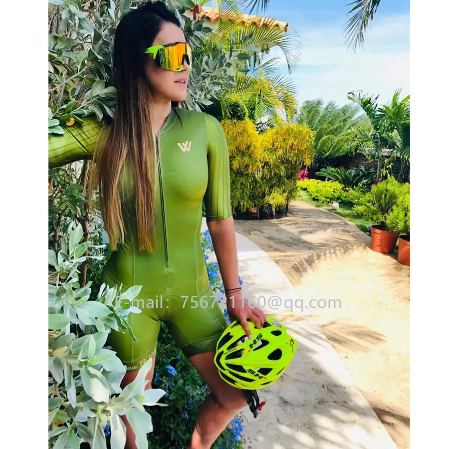 VVSPORTSDESIGNS, ropa verano mujer, Женская Спортивная одежда для триатлона, велосипедная облегающая одежда, ciclismo, боди, костюм для велоспорта на открытом воздухе, MTB - Цвет: Фиолетовый